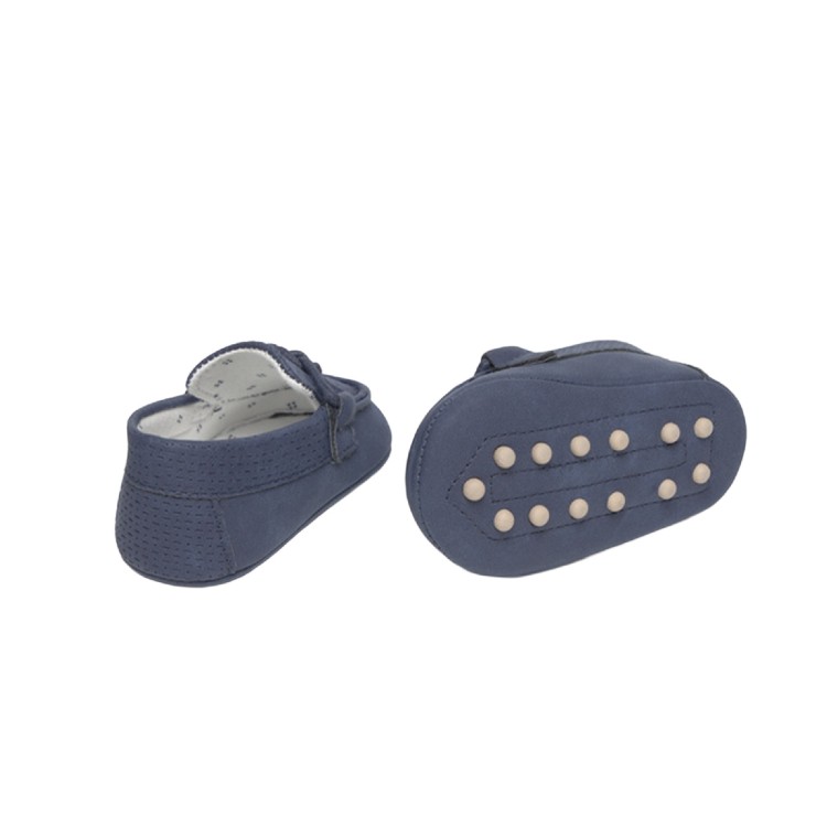 MAYORAL NEWBORN Mocassini blu navy neonato