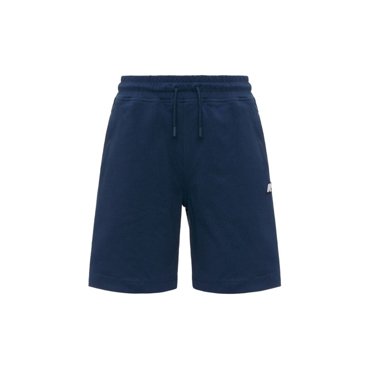 K-WAY Shorts blu navy in felpa bambino