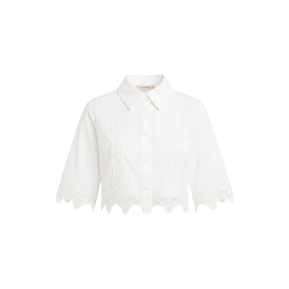 TWIN-SET Camicia bianca...