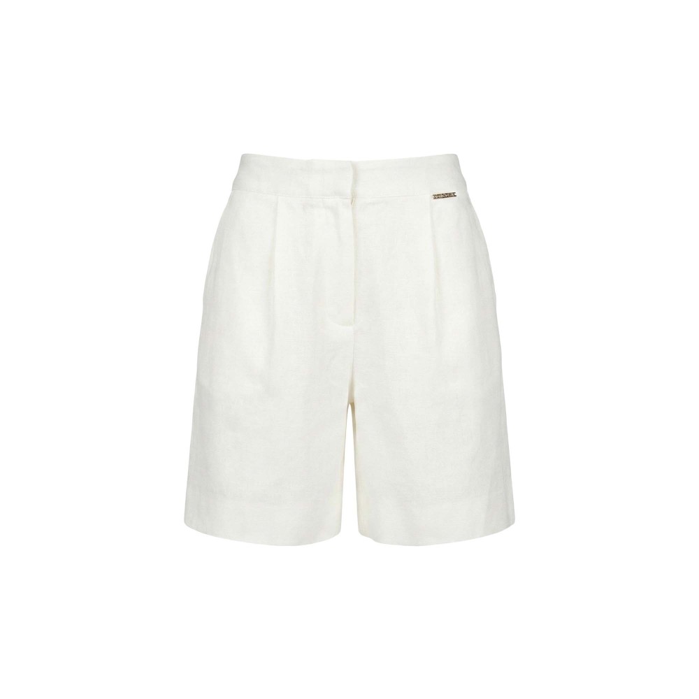 TWIN-SET Bermuda bianchi in...