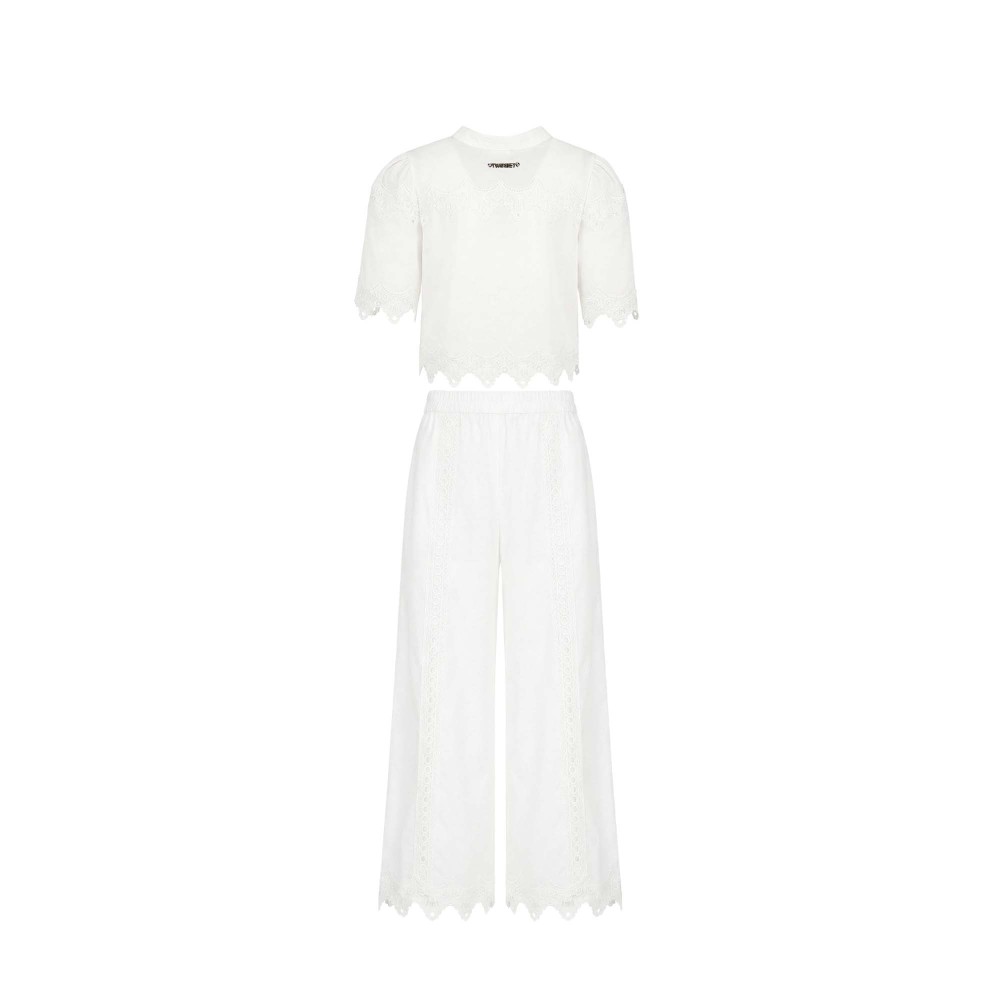 TWIN-SET Completo bianco...