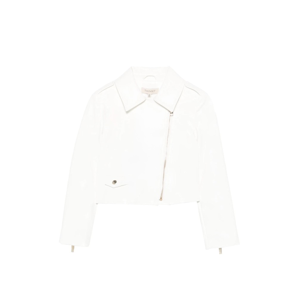 TWIN-SET Chiodo bianco...