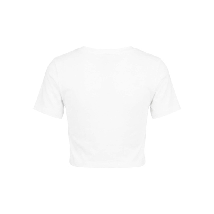 TWIN-SET T-shirt bianca con intreccio bambina