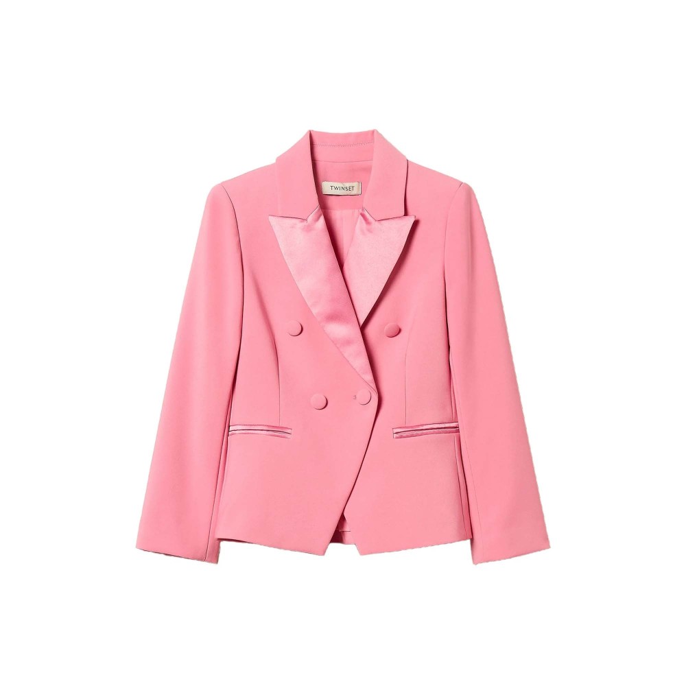 TWIN-SET Blazer rosa in...