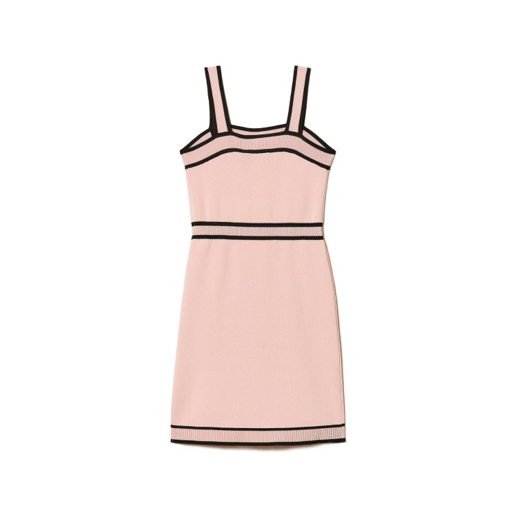 TWIN-SET Abito rosa in maglia bambina