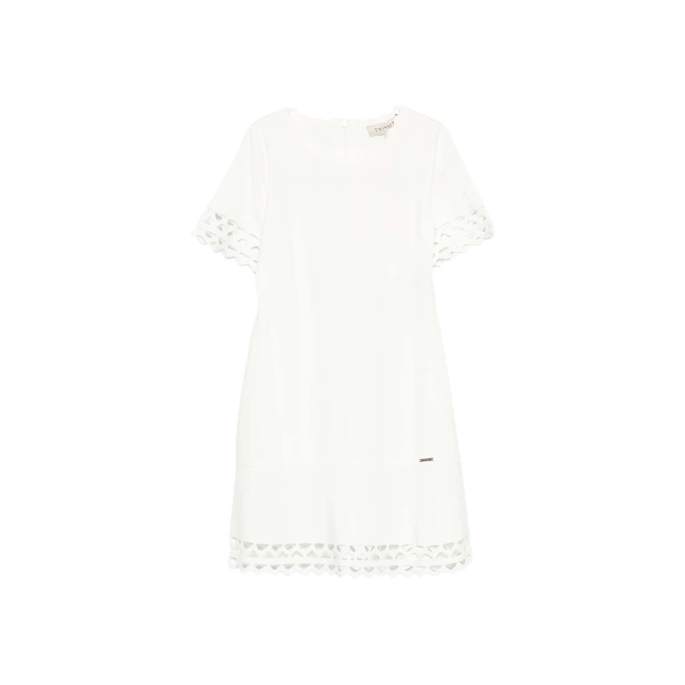 TWIN-SET Abito bianco in...