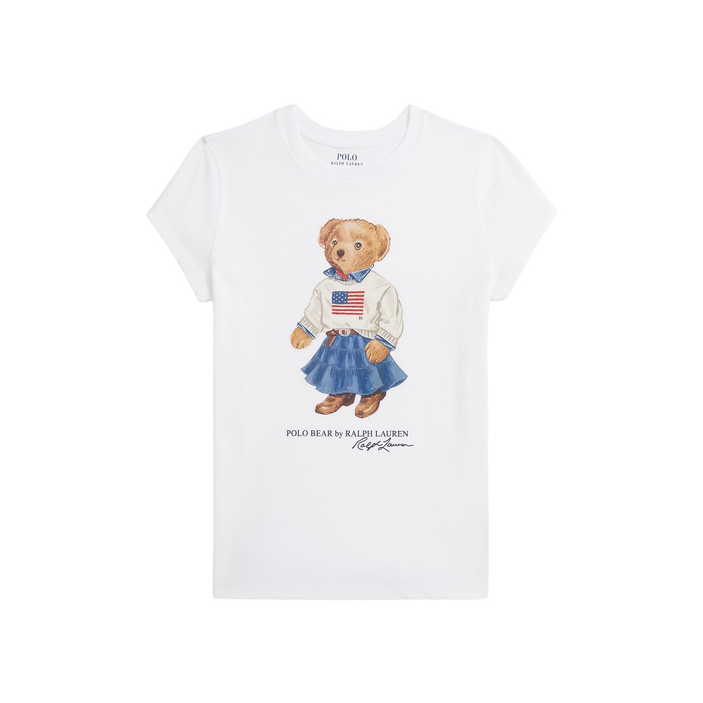 RALPH LAUREN T-shirt bianca...