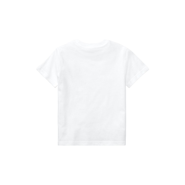 RALPH LAUREN T-shirt bianca Pony navy bambini