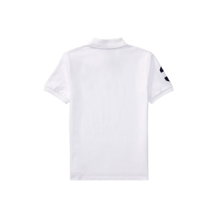 RALPH LAUREN Polo bianca in piqué Big Pony bambino