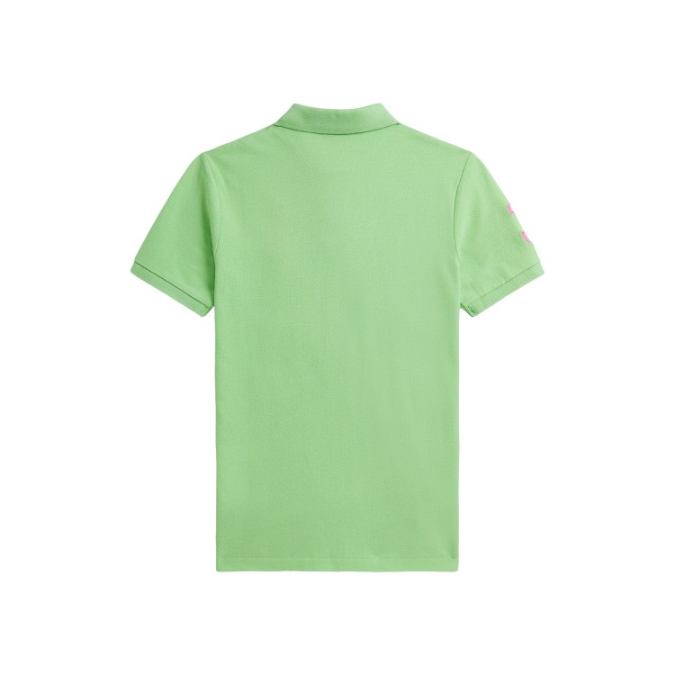RALPH LAUREN Polo verde in piqué Big Pony bambino