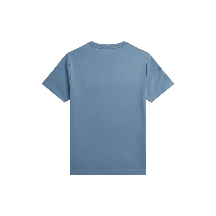 RALPH LAUREN T-shirt azzurra Big Pony bambini