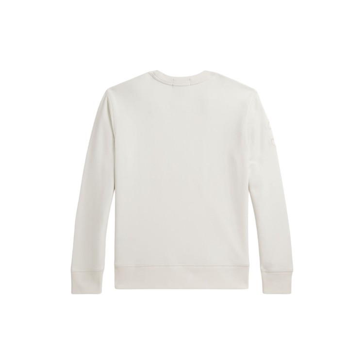 RALPH LAUREN Felpa bianca Big Pony bambini