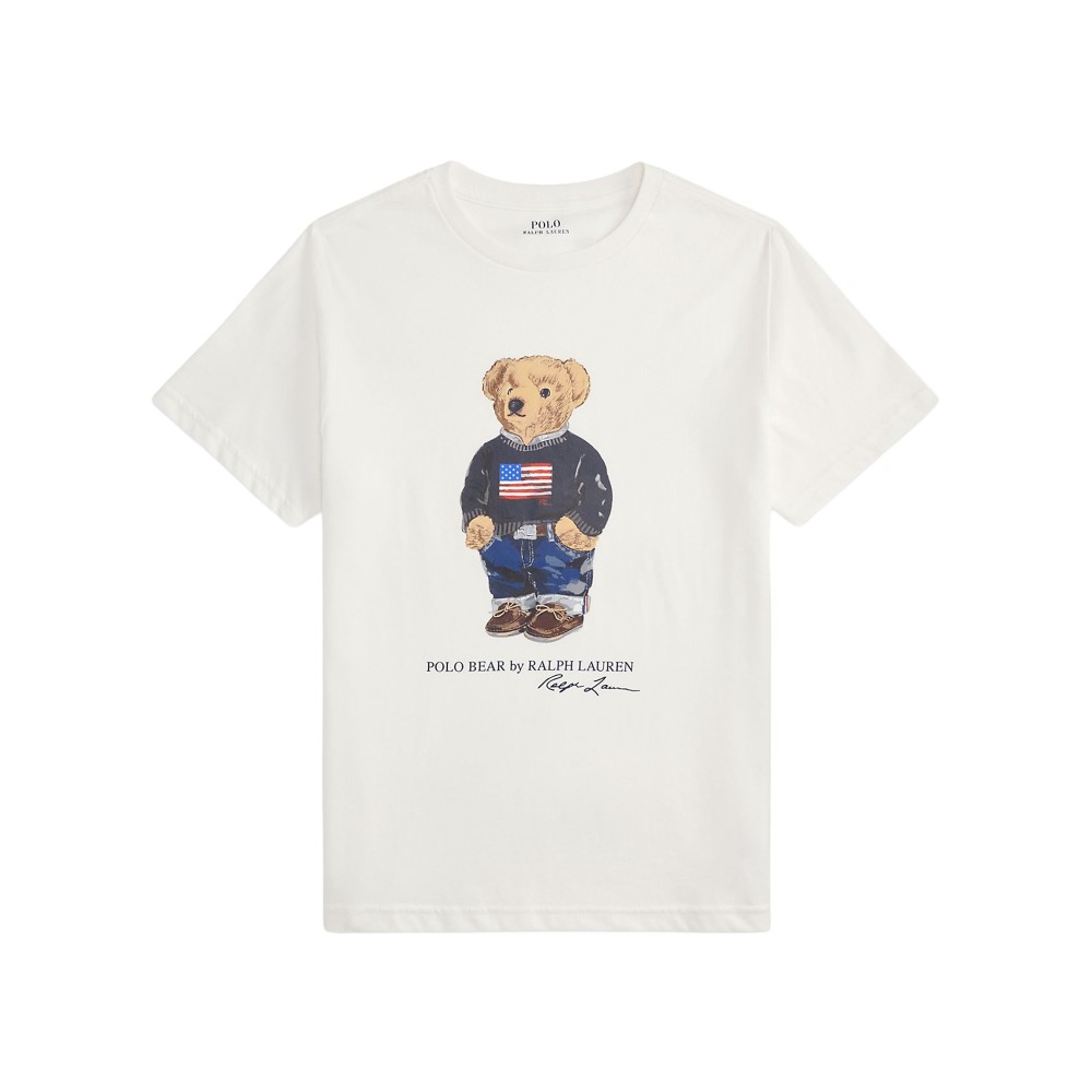 RALPH LAUREN T-shirt bianca...