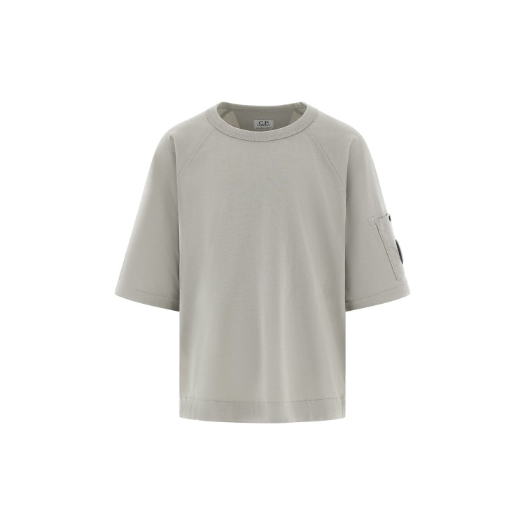 C.P. COMPANY Maxi t-shirt grigia bambino