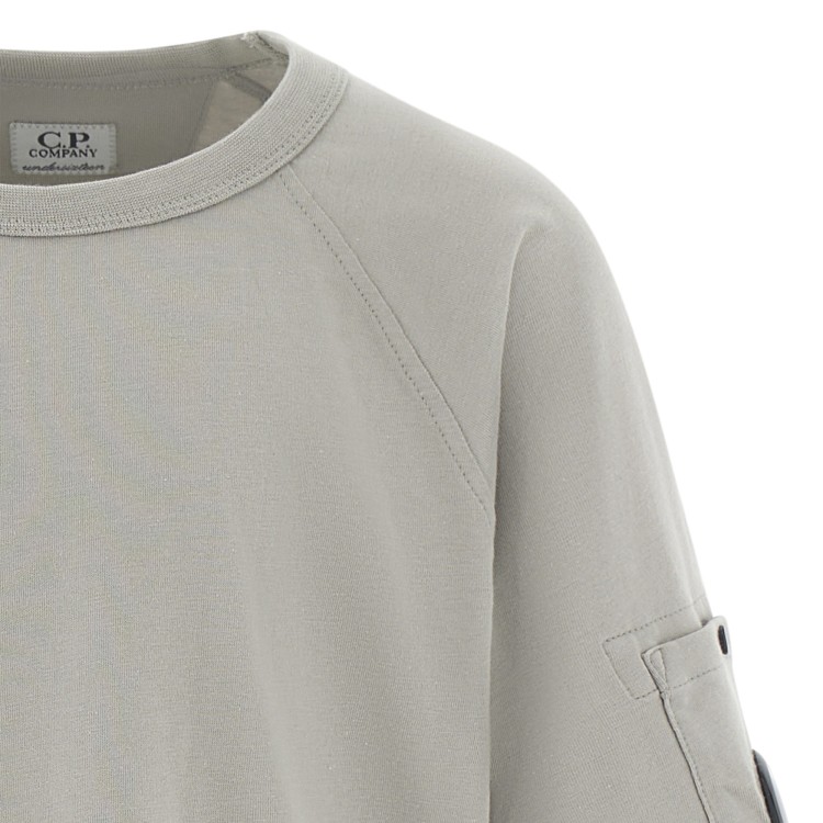 C.P. COMPANY Maxi t-shirt grigia bambino