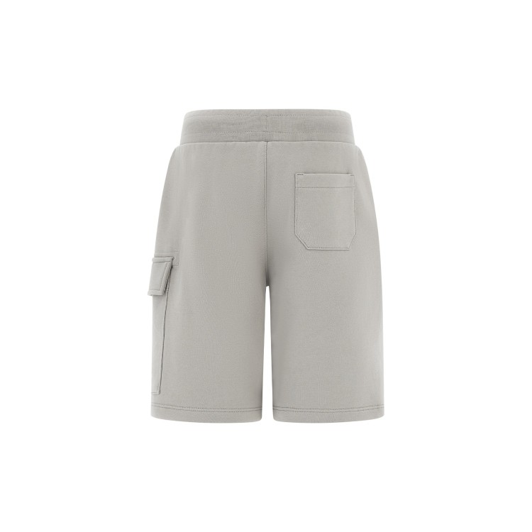 C.P. COMPANY Shorts grigi in felpa bambino