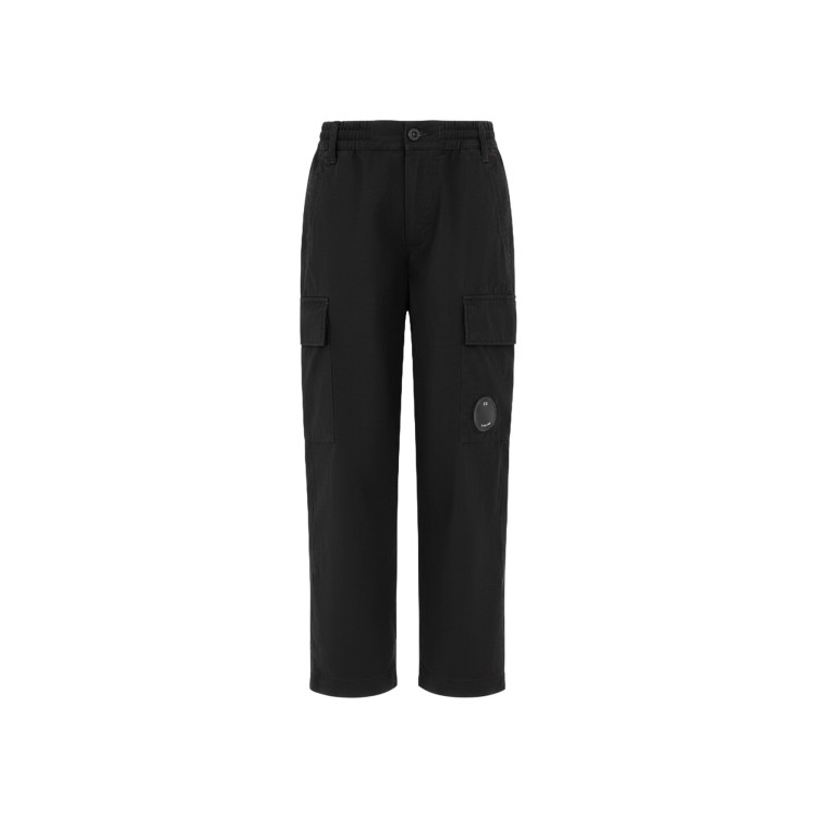 C.P. COMPANY Pantaloni neri cargo bambino