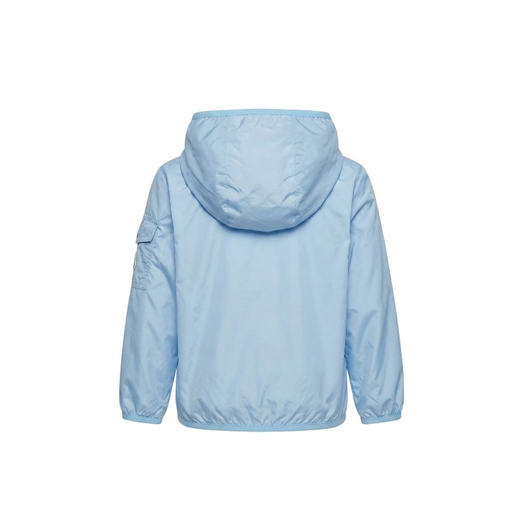 MONCLER Giubbino celeste Songu neonato