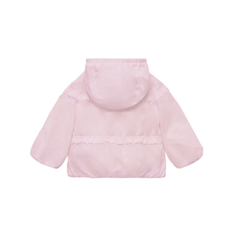 MONCLER Giacca rosa impermeabile Hiti neonata