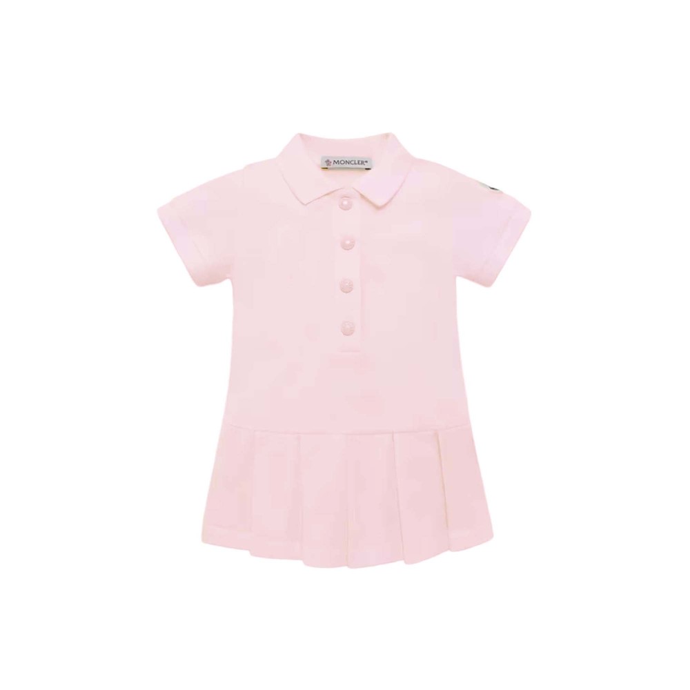 MONCLER Abito polo rosa in...