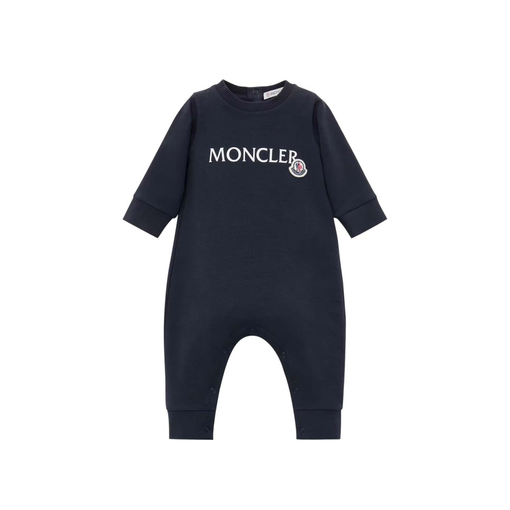 MONCLER Tutina blu navy in...