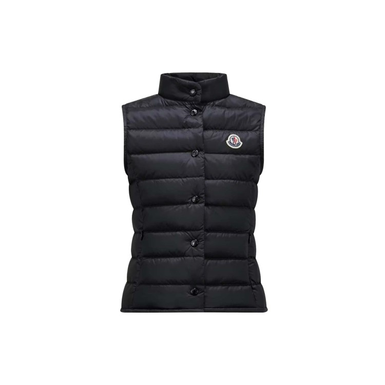 MONCLER Gilet imbottito nero Lans bambina