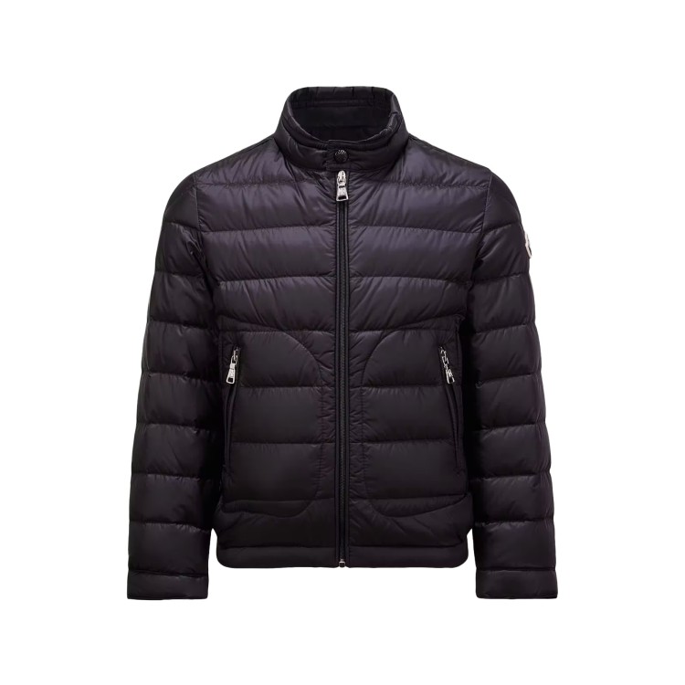MONCLER Piumino nero Acorus bambini