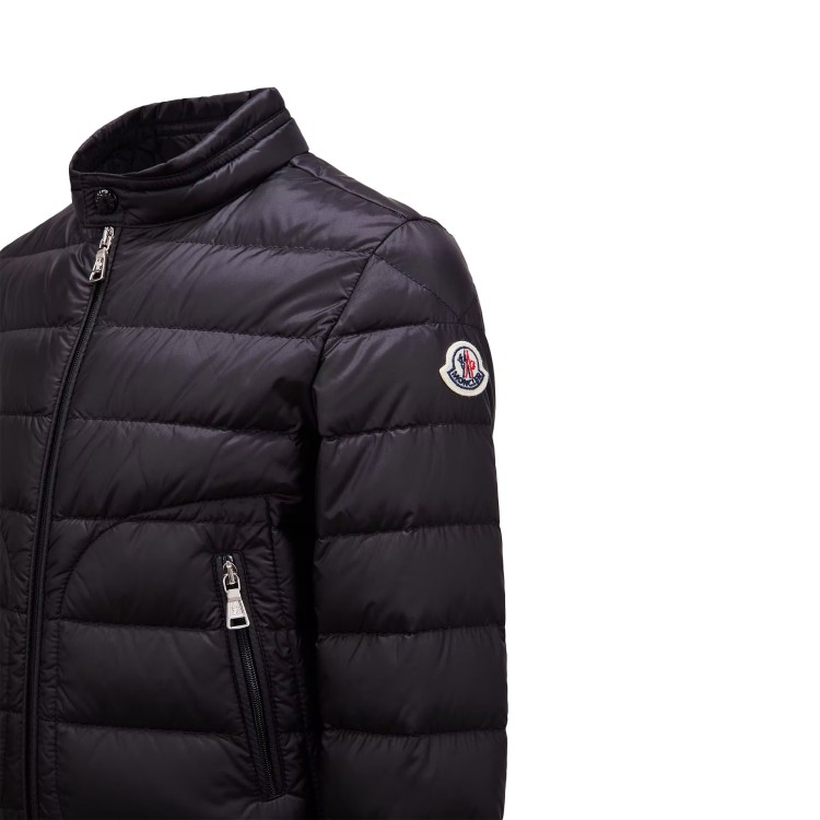 MONCLER Piumino nero Acorus bambini