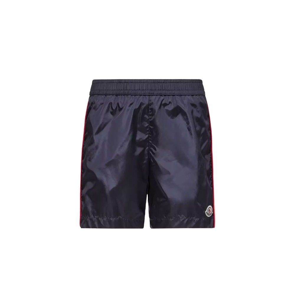 MONCLER Shorts da bagno blu...