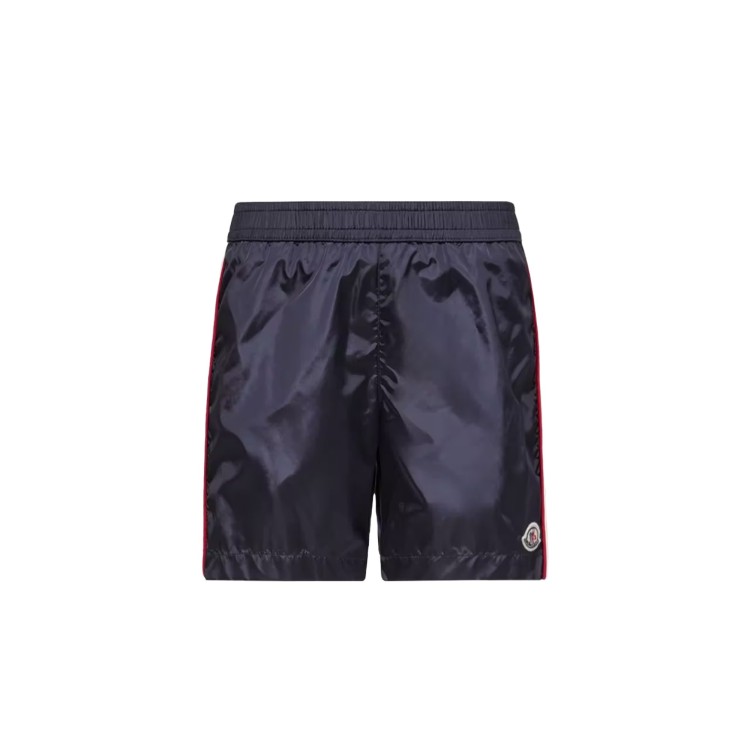 MONCLER Shorts da bagno blu navy bambino