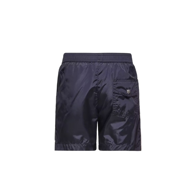 MONCLER Shorts da bagno blu navy bambino