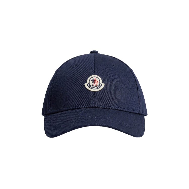 MONCLER Cappello da baseball blu navy bambini