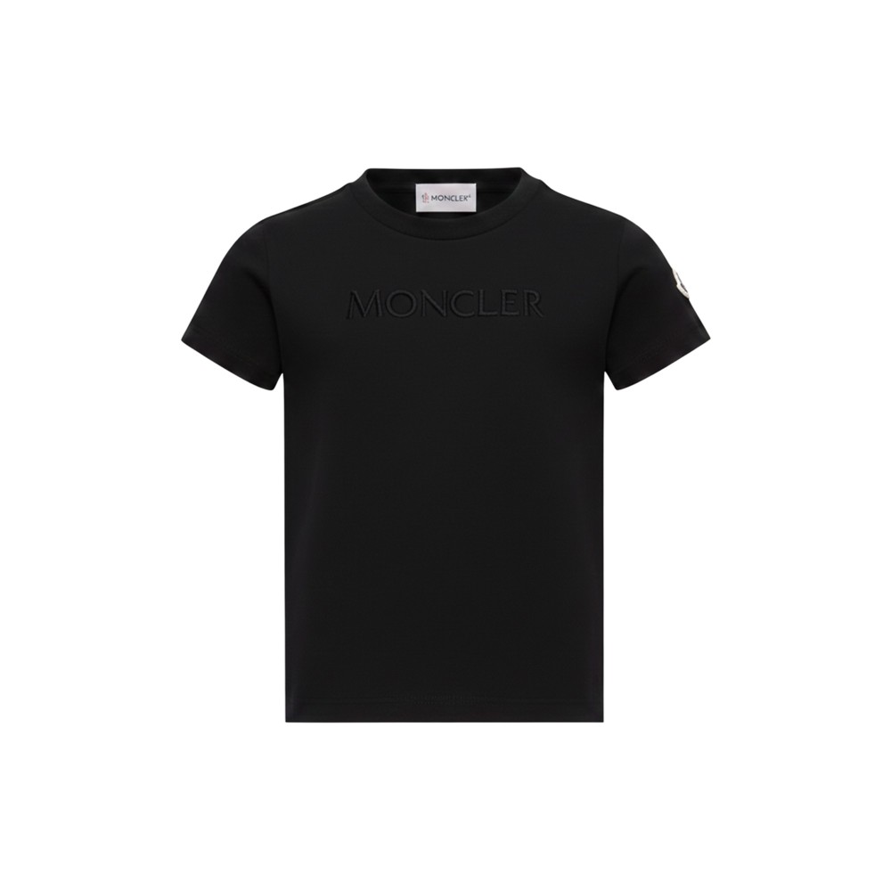 MONCLER T-shirt nera con...
