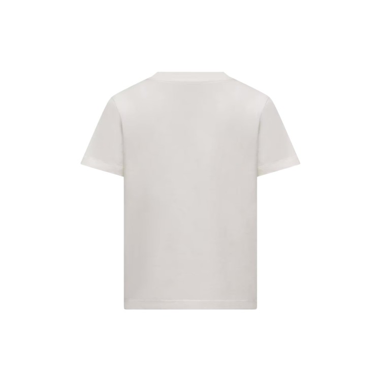 MONCLER T-shirt bianca con logo bambini