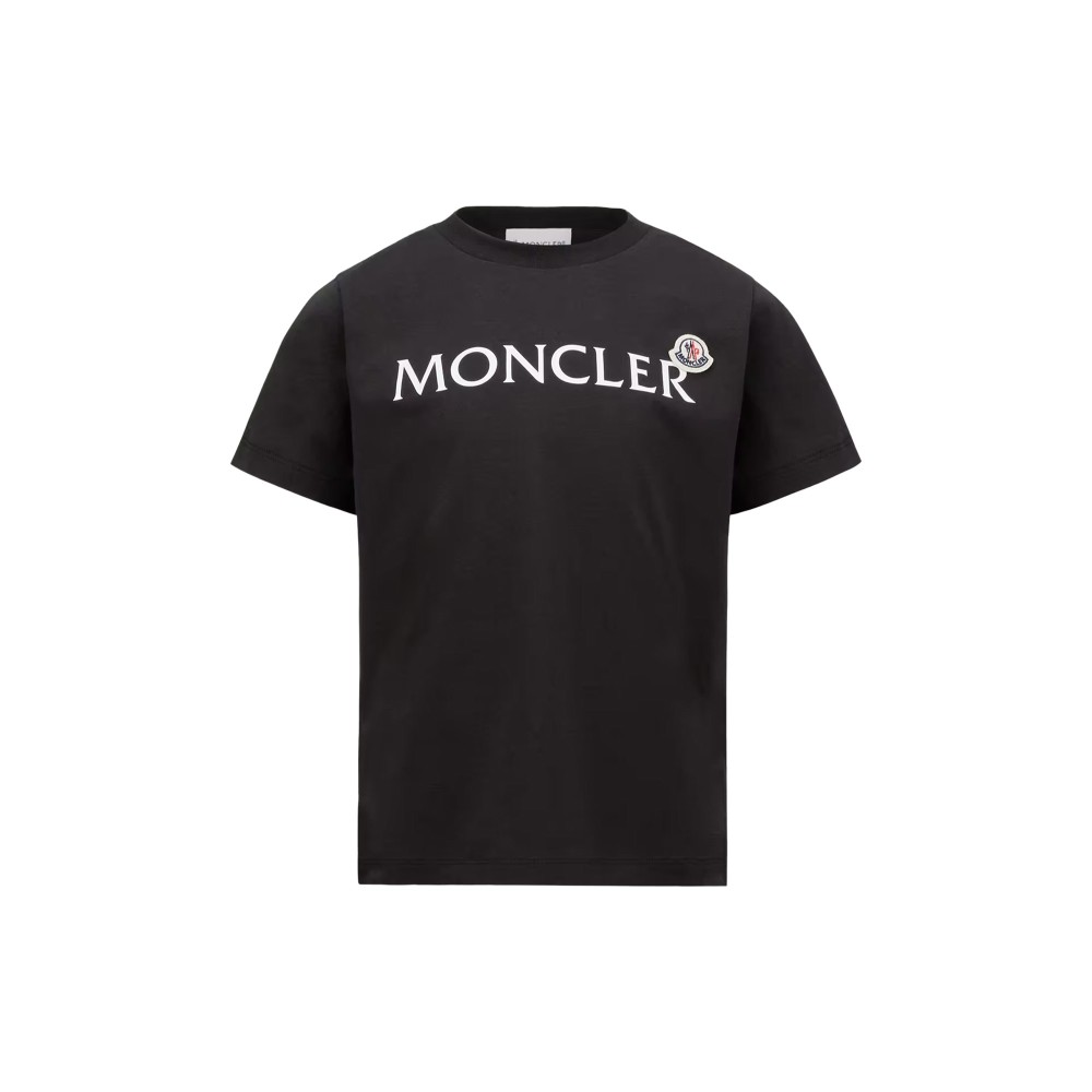 MONCLER T-shirt nera con...