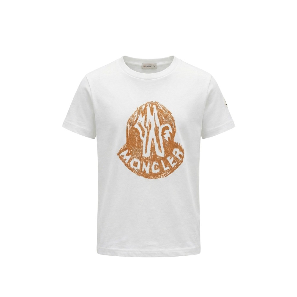 MONCLER T-shirt bianca con...