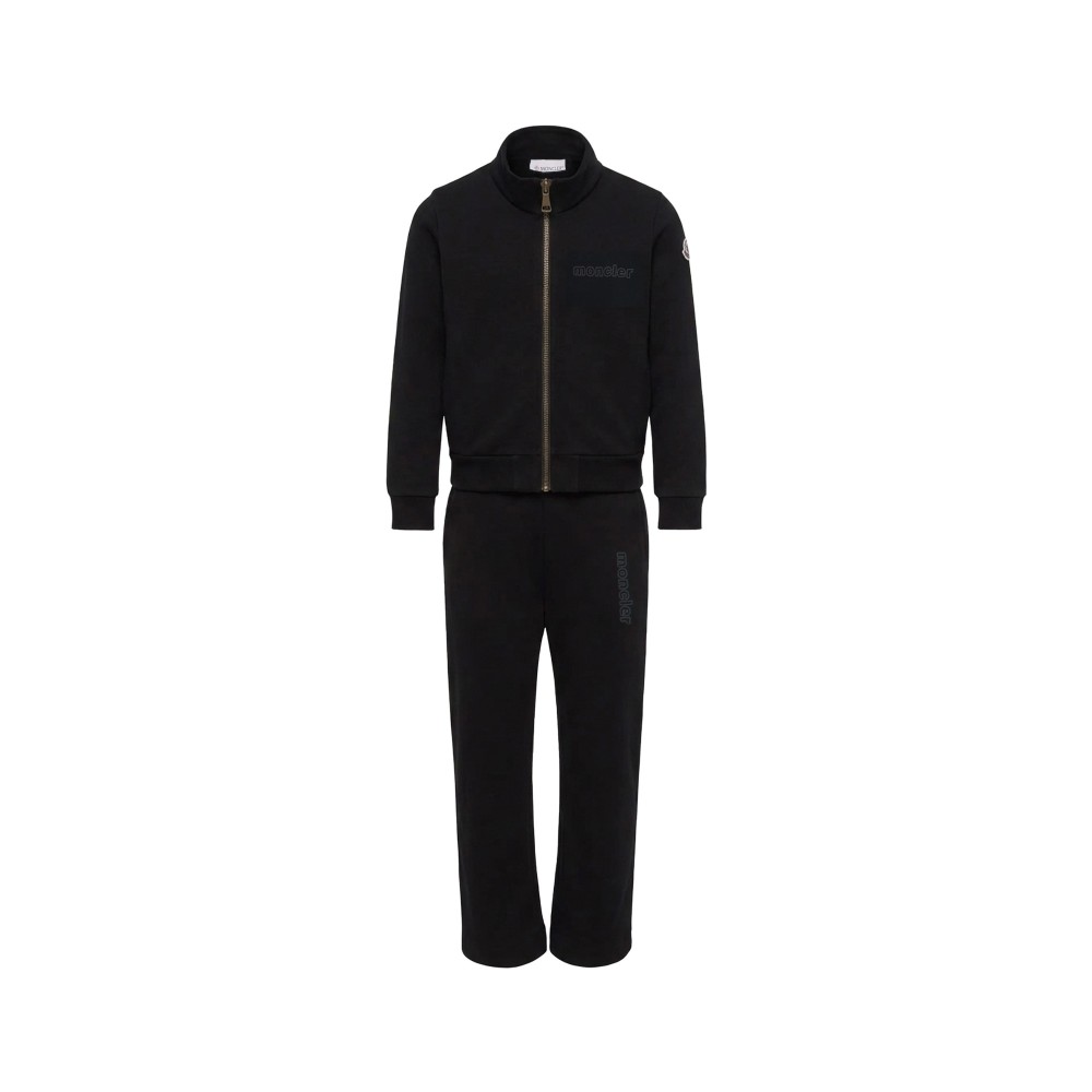 MONCLER Tuta nera girocollo...