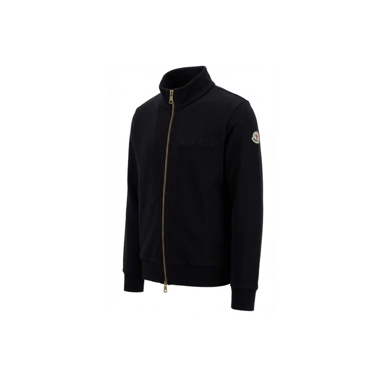 MONCLER Tuta nera girocollo bambina