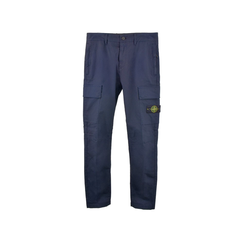 STONE ISLAND Pantaloni blu...