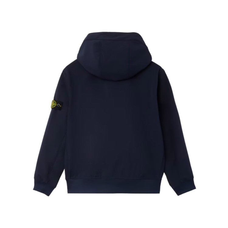 STONE ISLAND Giubbotto blu navy con bottoni bambini