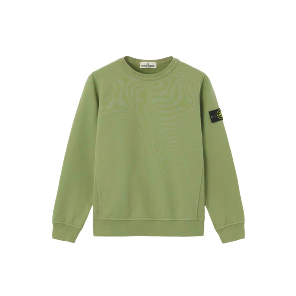 STONE ISLAND Felpa verde...