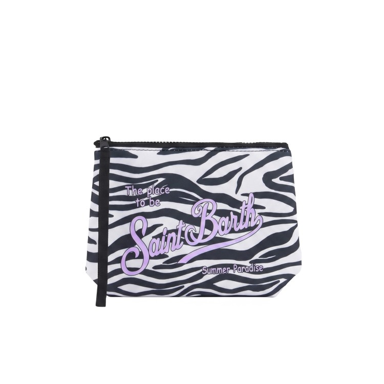 SAINT BARTH Pochette zebrata bambina