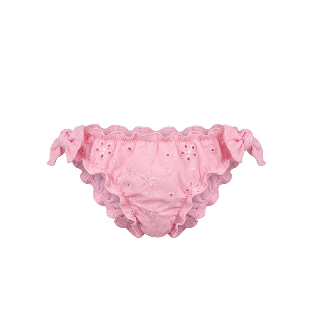 SAINT BARTH Slip rosa pizzo...