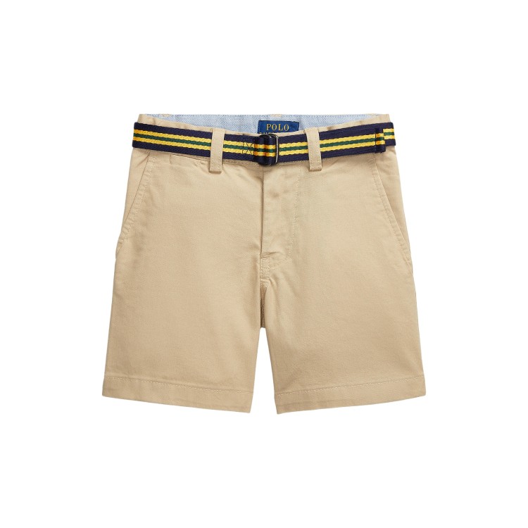 RALPH LAUREN Pantaloncini slim fit beige bambino