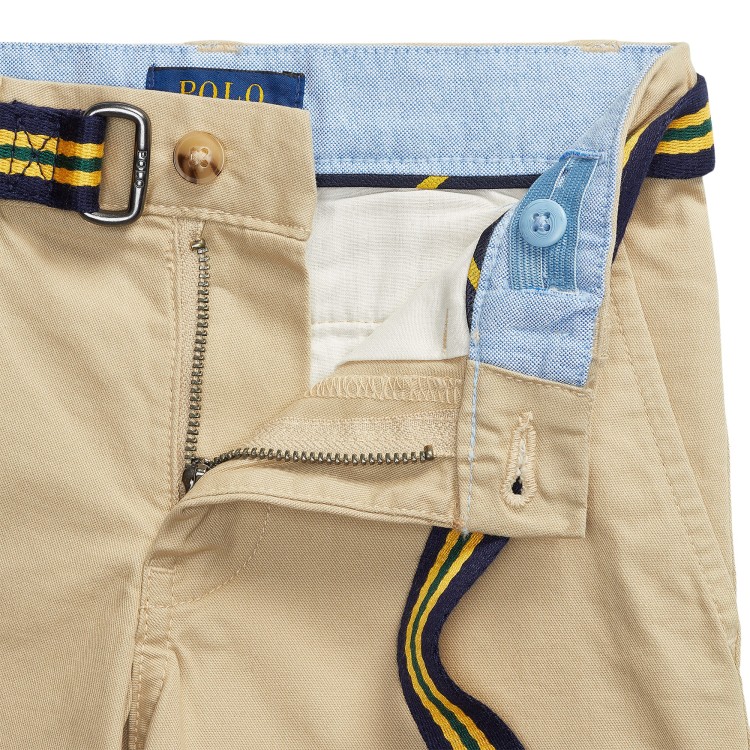 RALPH LAUREN Pantaloncini slim fit beige bambino