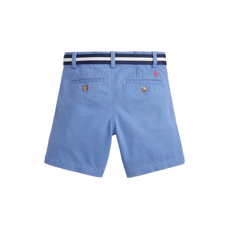 RALPH LAUREN Pantaloncini slim fit celesti bambino