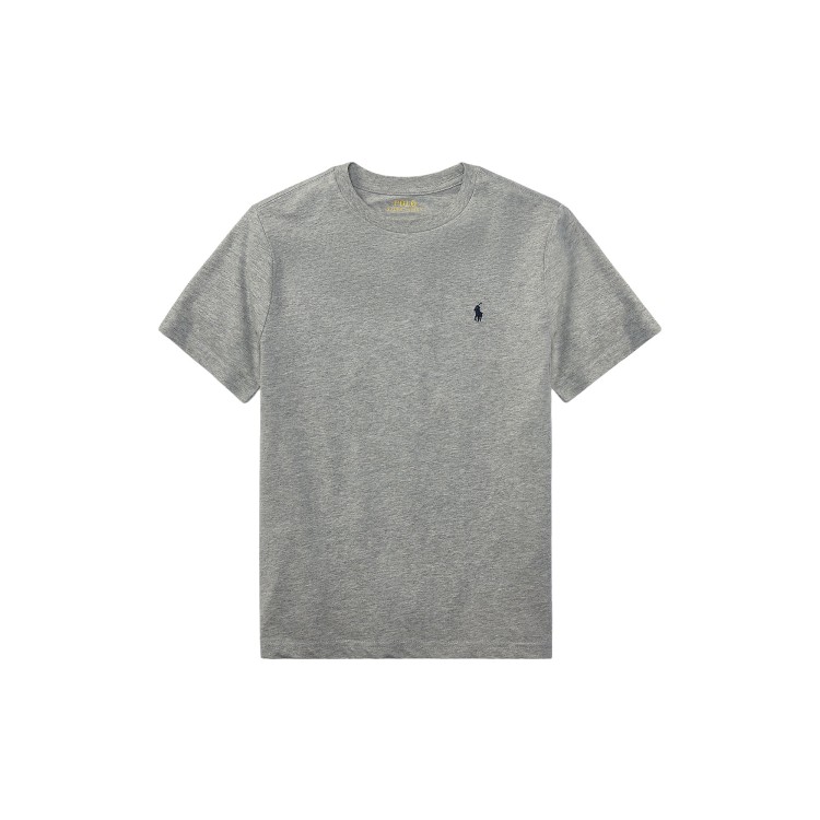 RALPH LAUREN T-shirt grigia Pony navy bambini