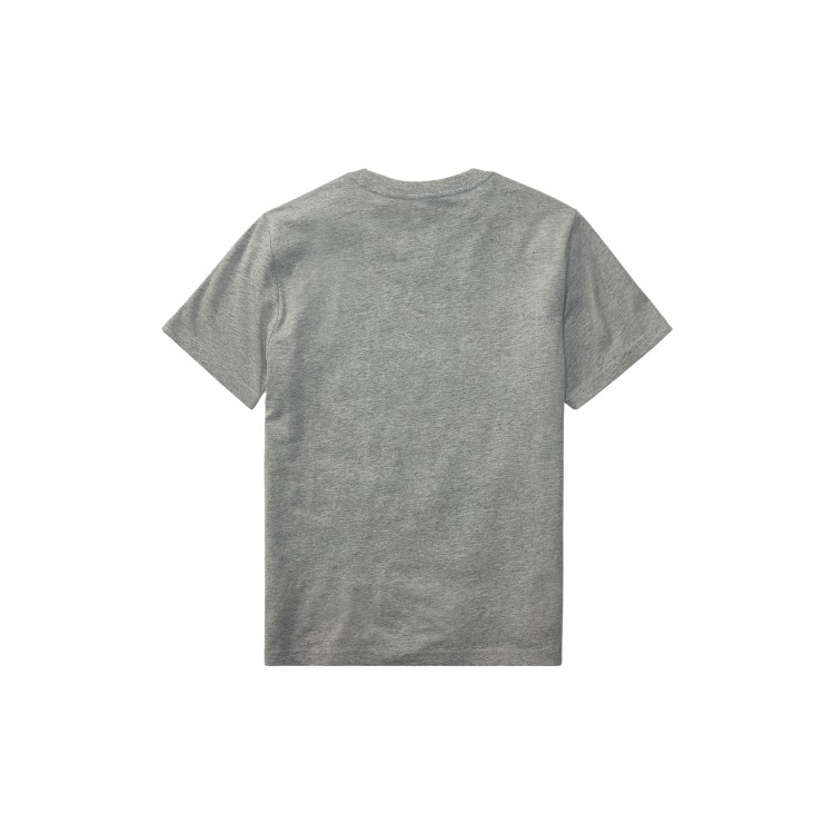 RALPH LAUREN T-shirt grigia Pony navy bambini