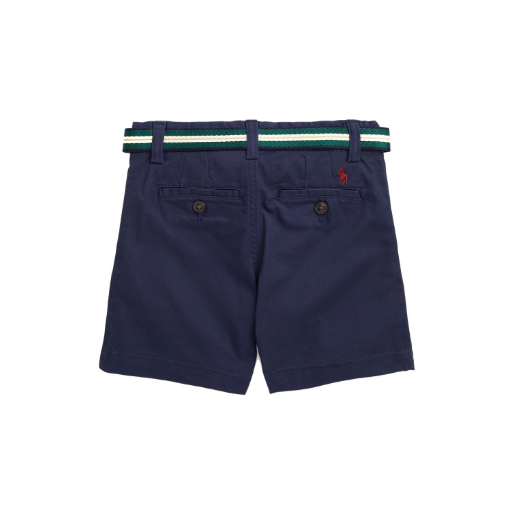 RALPH LAUREN Pantaloncini slim fit blu navy bambino