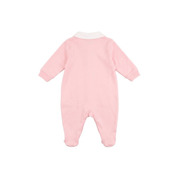 MOSCHINO Tutina rosa neonata